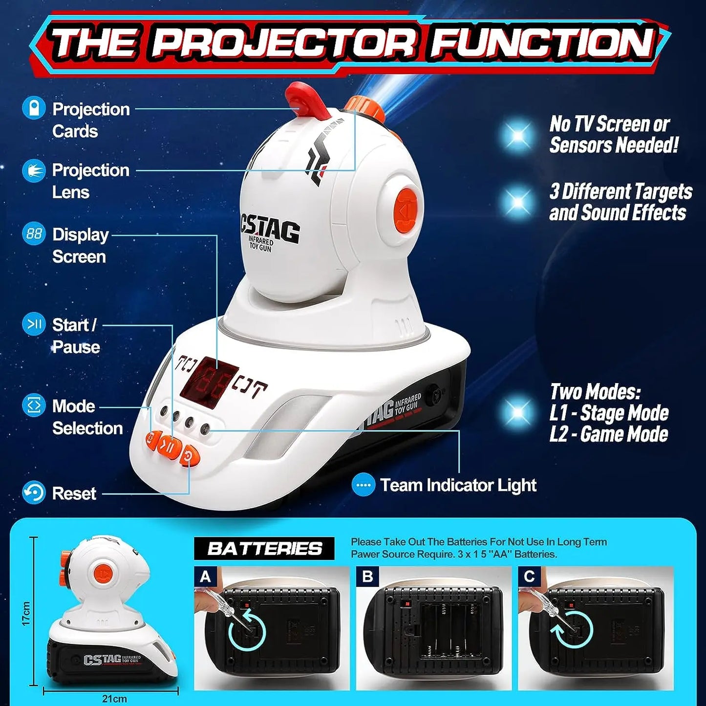 LAZERHUNT™ PROJECTOR SET ( Sale Ends Midnight )